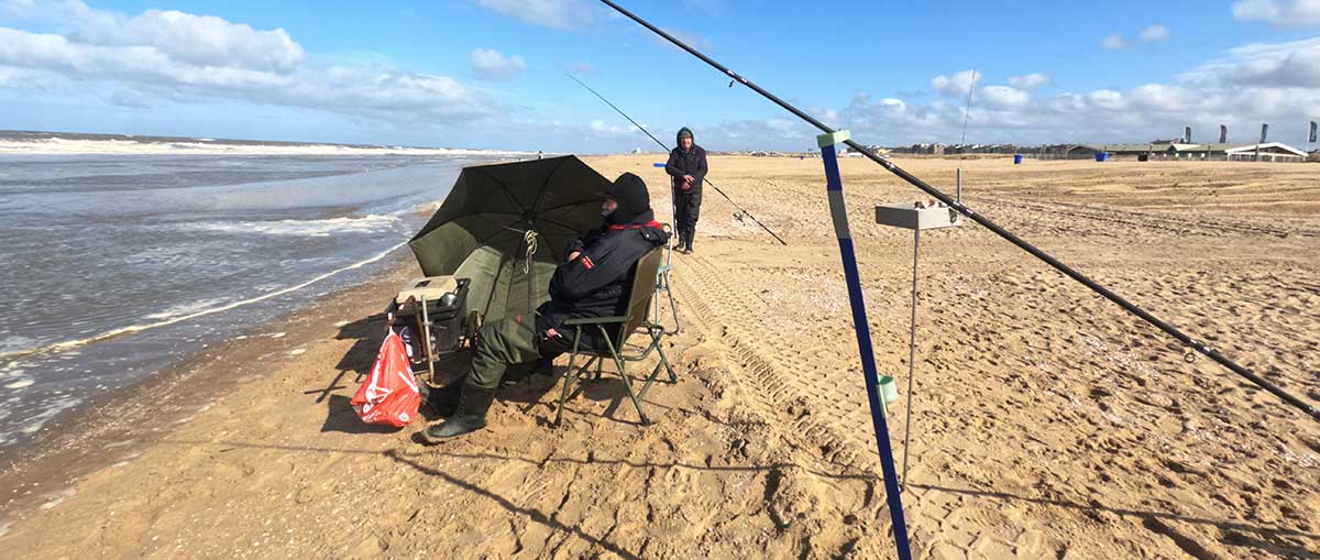 Daarna daal ik de afrit af naar het strand.